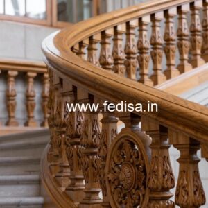 Modern Brass Wood Staircase Decor Inspiration No-3836