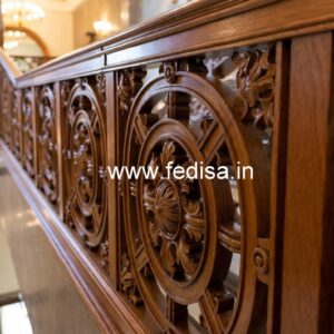 Modern Brass Wood Staircase Design Trends 2038 No-3848