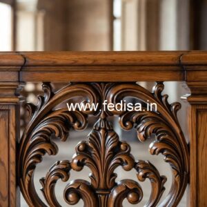 Decorative Brass Wood Staircase Side Rails No-3852
