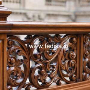Luxury Brass Wood Handrails for Stylish Interiors No-3853