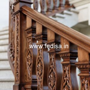 Luxury Brass Wood Balcony Collection with Glass No-3871