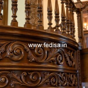 Decorative Brass Wood Balcony Decor with Modern Style No-3888