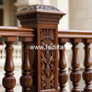 Stylish Brass Wood Fence Trends 2038 No-3891
