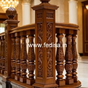Brass Wood Handrail for Modern Homes No-3925