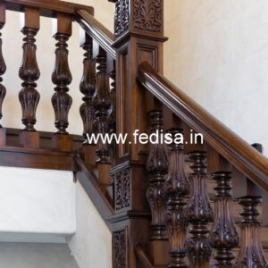 Modern Brass and Wood Staircase Ideas No-3951