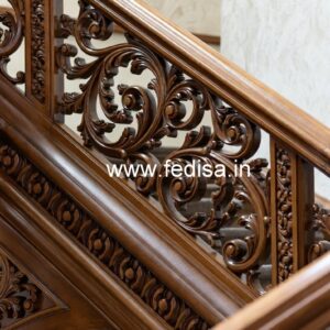 Stylish Brass Wood Balcony Decor Ideas No-3954