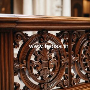 Brass Wood Handrail with Contemporary Style No-3956