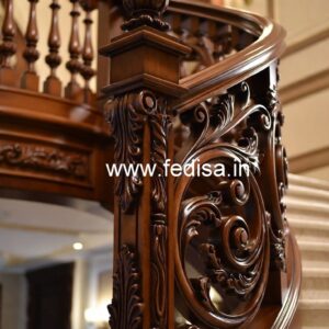 Premium Brass Wood Balcony Inspiration No-3960
