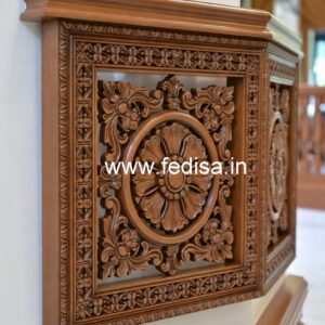 Stylish Brass Wood Fence Collection No-3962