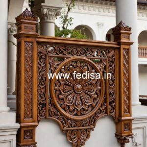 Brass Wood Balcony Decor with Modern Look No-3979