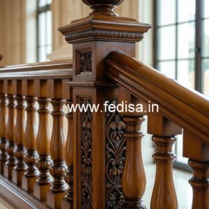 Modern Brass Wood Staircase Inspiration No-3980