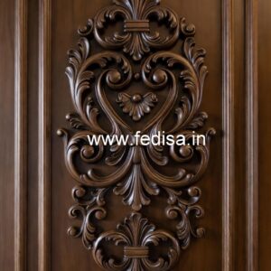 Modern Brass Wood Fence for Luxury Homes No-3987
