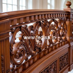 Brass Wood Railing for Modern Interior Decor No-3991