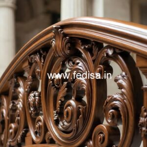 Elegant Brass Wood Balcony Collection 2039 No-4040