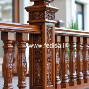 Decorative Brass Wood Staircase Inspiration No-4049