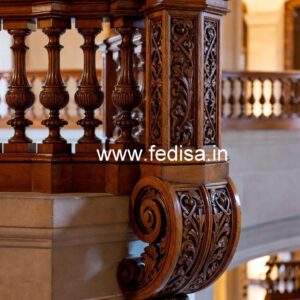Modern Brass Wood Staircase Collection 2039 No-4060