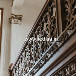 Elegant Brass Wood Staircase Trends 2039 No-4064