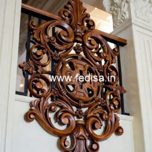 Modern Brass Wood Staircase Side Fence Ideas No-4077