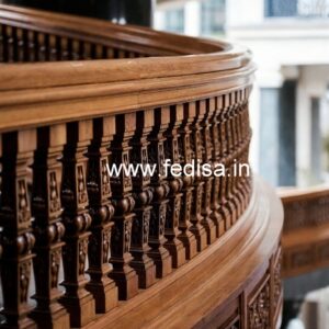 Elegant Brass Wood Fence Design Trends No-4083