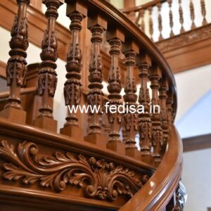Luxury Brass Wood Fence Design Inspiration No-4091