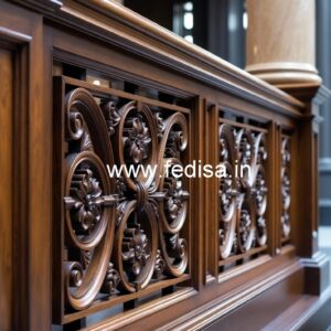 Luxury Brass Wood Balcony Decor Collection No-4110