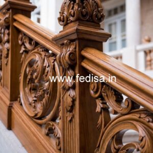 Decorative Brass Wood Fence with Artistic Finish No-4122