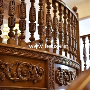 Stylish Brass Wood Fence Collection for Homes No-4125