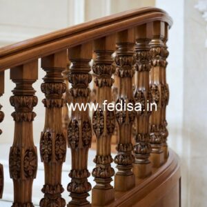 Modern Brass Wood Handrail Design Trends No-4130