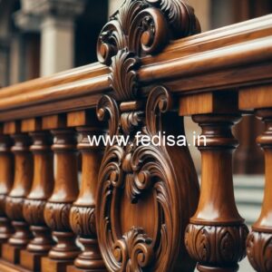 Decorative Brass Wood Fence Design Collection No-4134