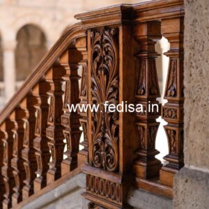 Decorative Brass Wood Fence for Stylish Homes No-4170