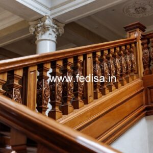 Luxury Brass Wood Balcony Collection with Glass No-4171