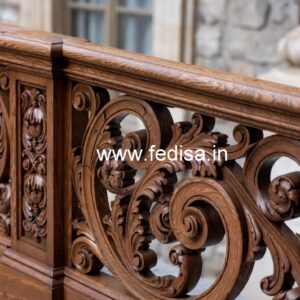 Brass Wood Railing Design Trends 2040 No-4239