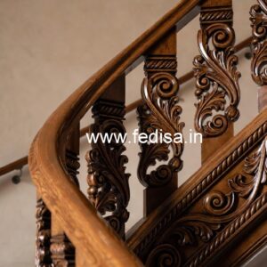 Modern Brass Wood Banister Collection No-4245