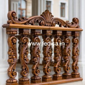 Luxury Brass Wood Handrail Collection No-4248