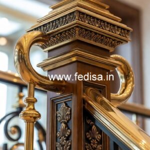 Premium Brass Wood Balcony Inspiration No-4260