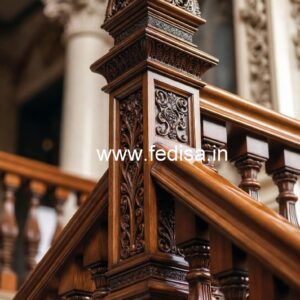 Stylish Brass Wood Fence Collection No-4262