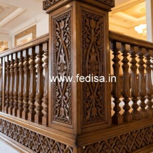 Brass Wood Staircase Banister Collection No-4272