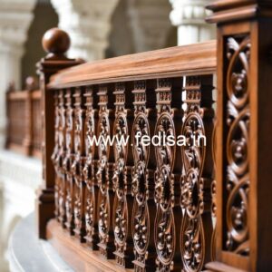 Brass Wood Balcony Decor with Modern Look No-4279