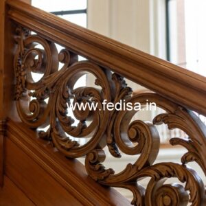 Modern Brass Wood Staircase Inspiration No-4280