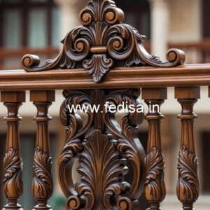 Elegant Brass Wood Fence Inspiration for Homes No-4334