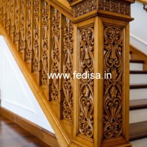 Modern Brass Wood Staircase Collection 2040 No-4360