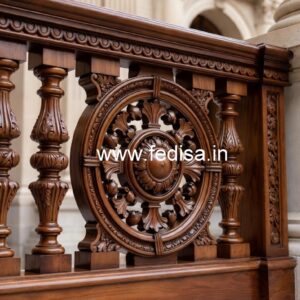 Premium Brass Wood Stair Fence Inspiration No-4387