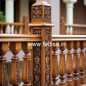 Decorative Brass Wood Fence with Contemporary Style No-4396