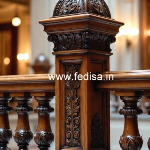 Luxury Brass Wood Staircase Design Inspiration No-4423