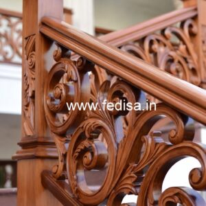 Modern Brass Wood Handrail Design Trends No-4430