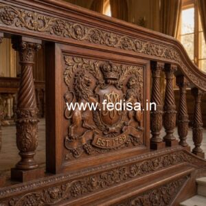 Decorative Brass Wood Fence for Stylish Homes No-4470