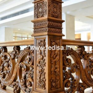 Decorative Brass Wood Balcony Decor with Modern Style No-4488