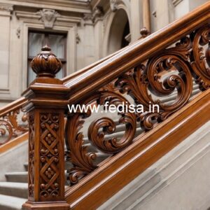 Decorative Brass Wood Fence Design Inspiration No-4494