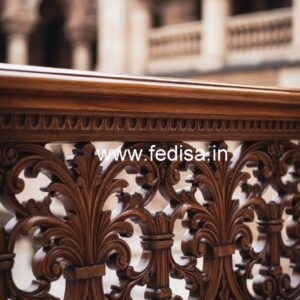 Stylish Brass and Wood Railing Ideas No-4503