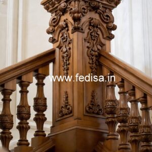Modern Brass Wood Banister Collection No-4545